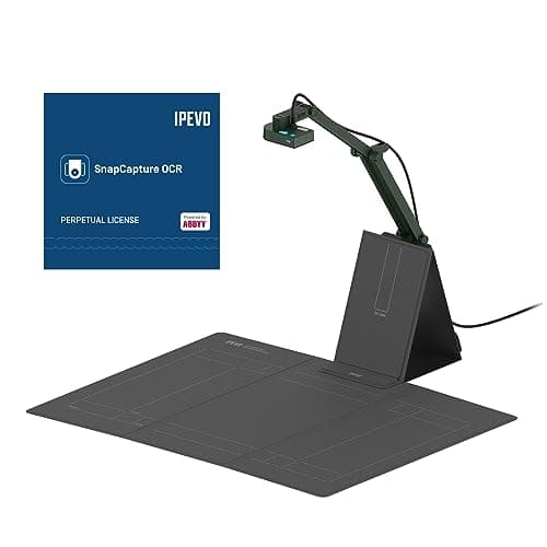 IPEVO V4K-S Document Scanner with AI and OCR